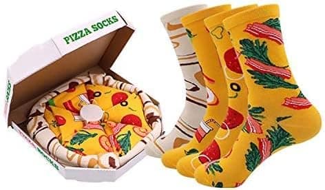 Inedible Pizza Socks: For When Your Cravings Wear Shoes