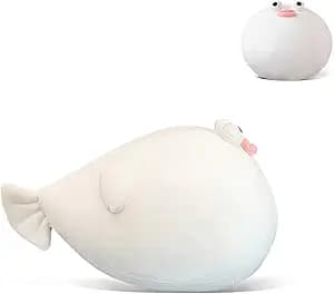 Inflatable Anxiety Companion - 15.7" Puff-ify Your Life with a Puffer Fish Plush Stress Reliever!