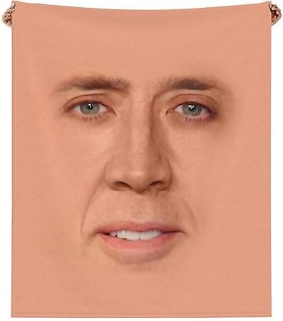 The Facepocalypse Blanket - Cuddle Up with Your New Nightmare!