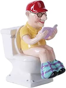 Magical Salt & Pepper Shakers: Grandpa’s Throne of Flavor on the Toilet