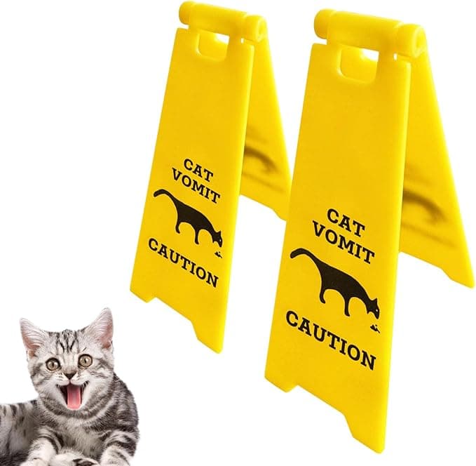 Warning: Cat 'Splosion Zone - Miniature Sign for the Brave at Heart