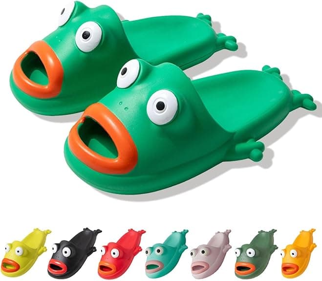 Hop Into Fun: MEADOO Frog Slippers for Quirky Couples