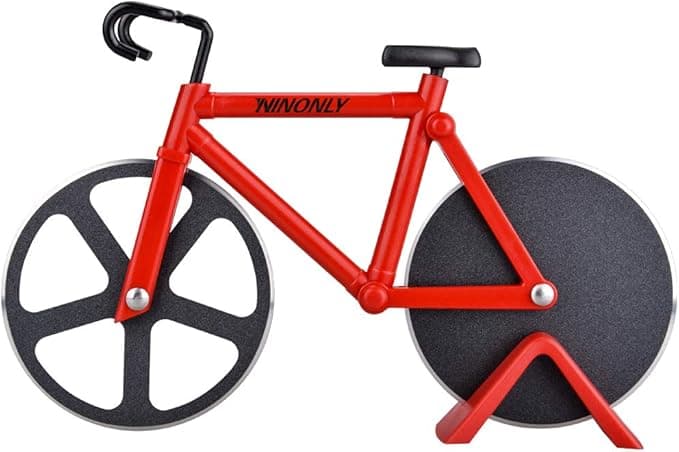 Two-Wheeled Disappointment: The Bicycle Pizza Slicer for Pedaling Your Regret!