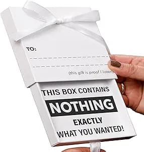 Useless Box of Existential Dread: The Gift That Refuses to Gift Back - Perfect for Everyone Who Enjoys the Void