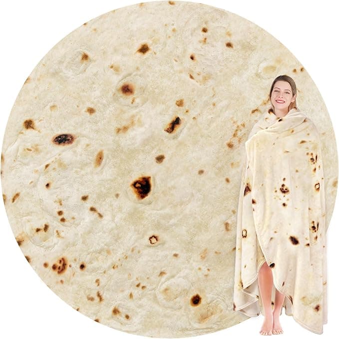 Snuggle Up as a Snack: The Tortilla Blanket for Taco Lovers!