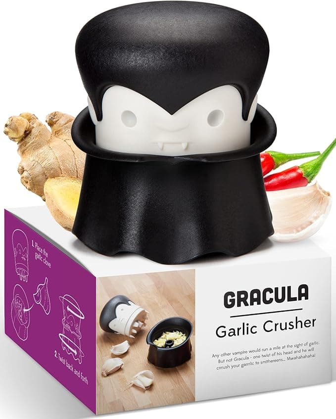 Count Gracula's Nosferatu Nibbler: The Vampire's Garlic Crusher of Doom!