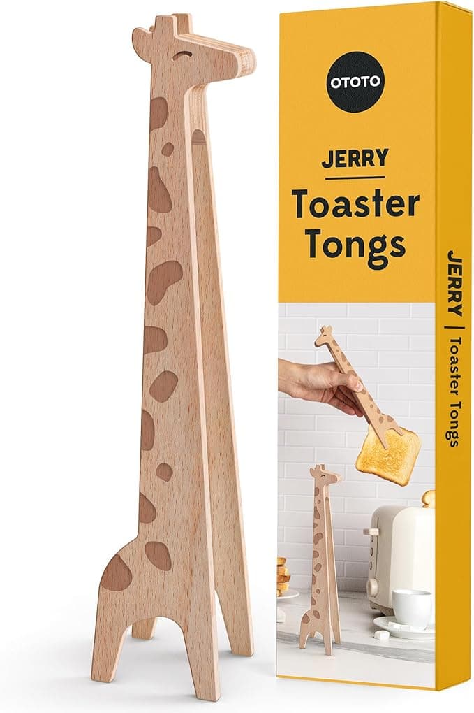 Jerry the Giraffe Toaster Tongs - Your Fun New Best Friend in the Kitchen!