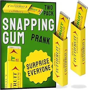 Snapping Gum Prank – Hit ’Em Where It Hurts with Chewing Gum Trauma (2 Pack)