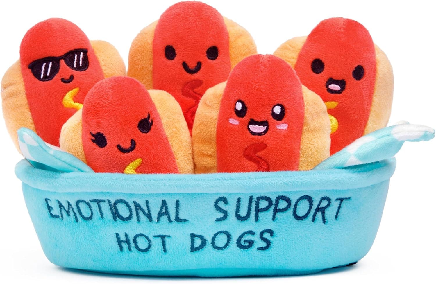 Emotional Support Hot Dogs – Plush Wieners for People Barely Holding It Together