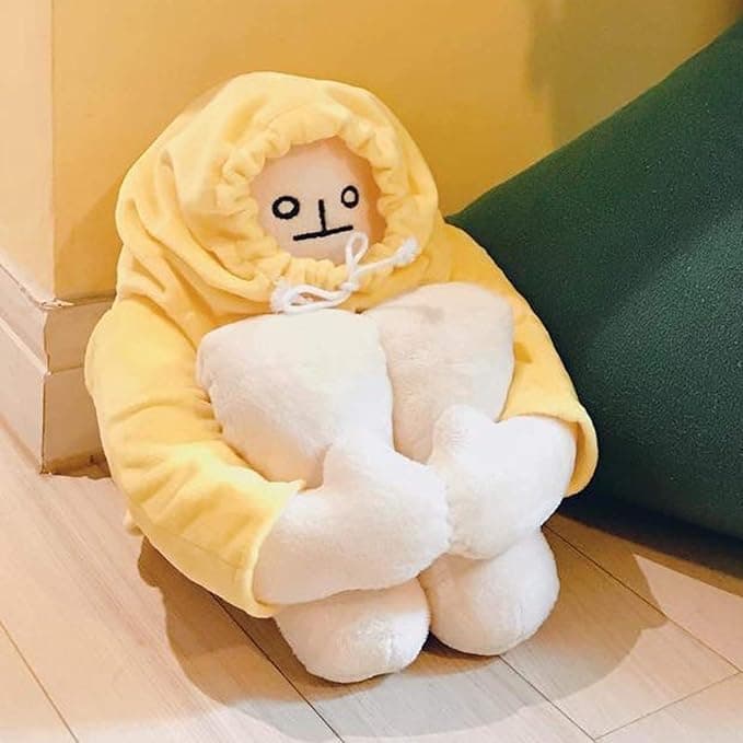 Hilarious Plush Banana Man: The Ultimate Decompression Buddy!