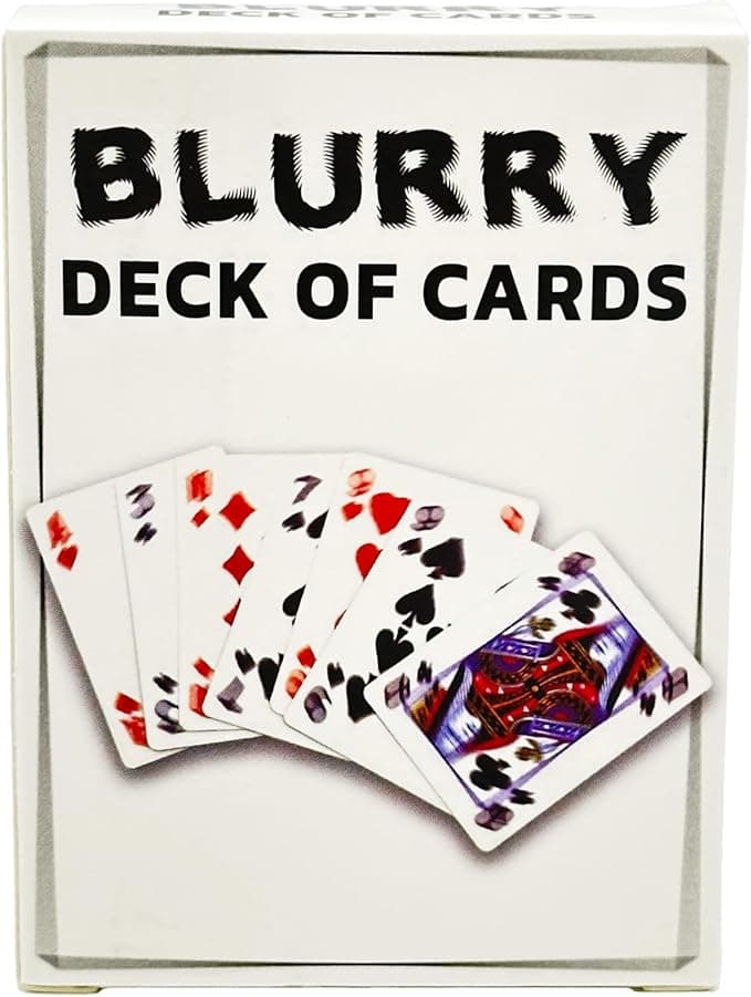 Island Dogs Blurry Playing Cards - The Hilarious Twist to Your Game Night!