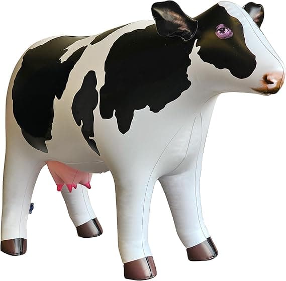 Inflatable Cow: Your New Best Friend or Awkward Family Reunion Star