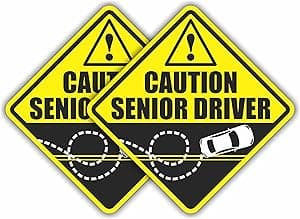 Elderly Escape Artist Car Magnets – Because Grandma Doesn’t Need a Driver’s License!