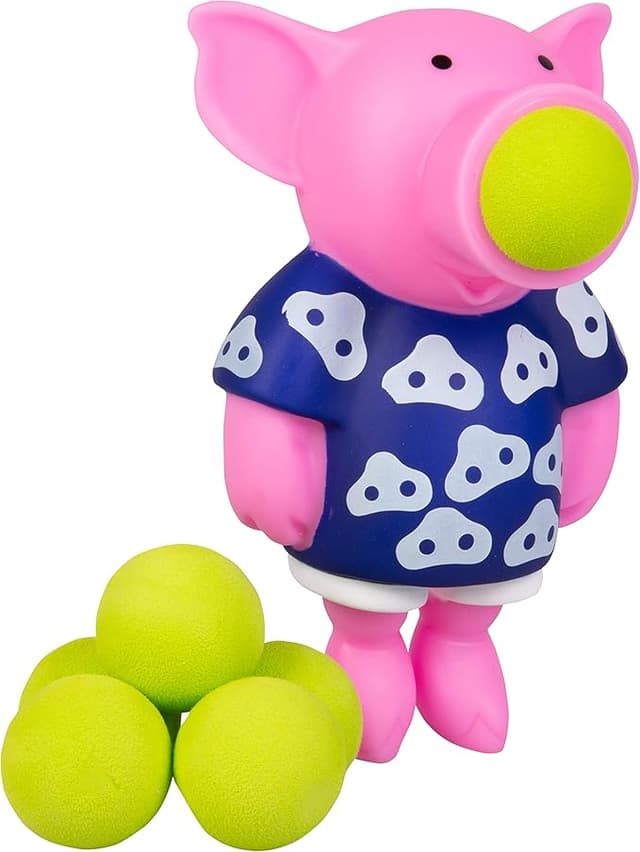 Pig Launcher of Chaos: Foam Ball Catapult for Anarchy and Childhood Shenanigans