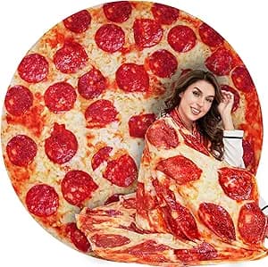 Pizza Party in a Blanket: The Ultimate Cozy Pepperoni Throw!