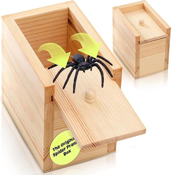 Web of Regret: The Ultimate Arachnid Panic Box - Your Ticket to Insidious Laughter!