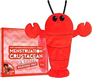 Menstruation Crustacean Lobster – Your New Bestie for Aunt Flo's Abrupt Visits (Cuddly & Sassy Heating Pad Edition)