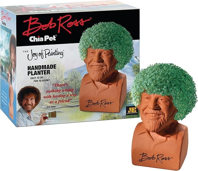 Bob Ross Chia Pet: Transform Your Life into a Botanical Horror Show!