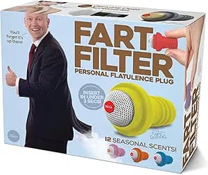 Gift of Disappointment: Prank Pack Fart Filter Box for Adulting Decoys
