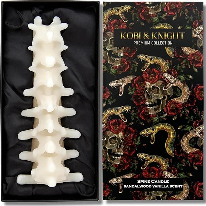 Bone Chilling Spine-tingling Candle: Illuminate Your Inner Goth