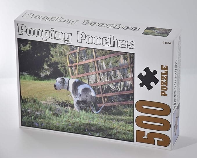 Paw-sitively Confounding: The 500-Piece Pooping Dog Puzzle of Frustration