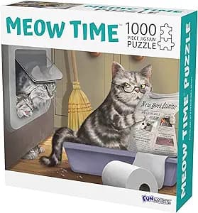 The Great Cat Turd Conundrum: 1000 Piece Poop-tastic Puzzle for Serious Cat Enthusiasts