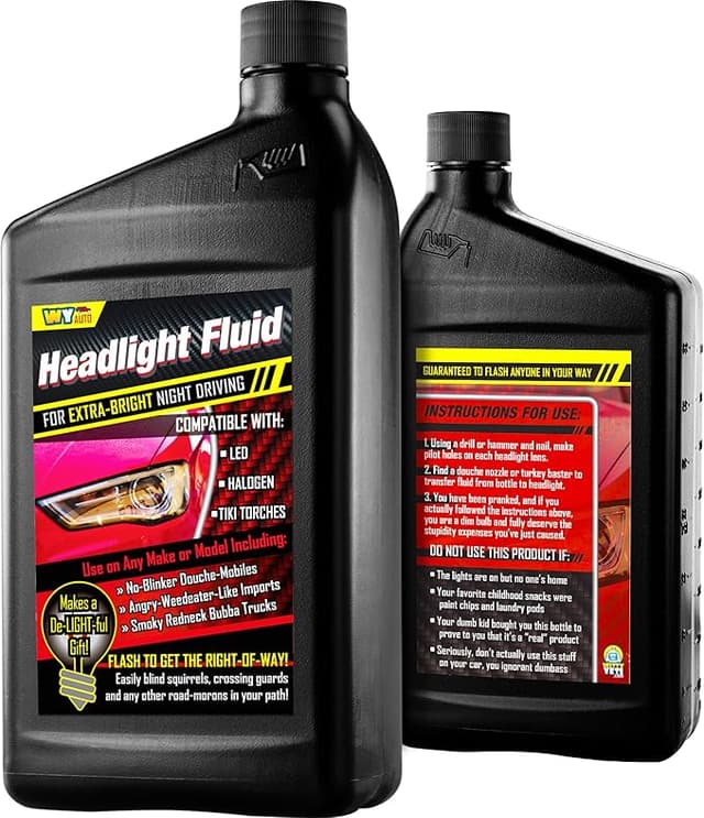 Witty Yeti Headlight Fluid - The Only Liquid That’...